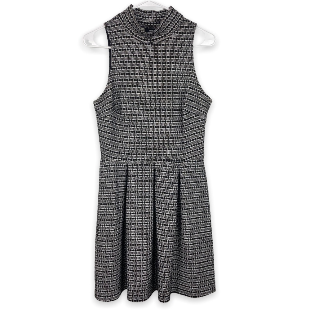MASSIMO Mock Neck Sleeveless Knit Dress